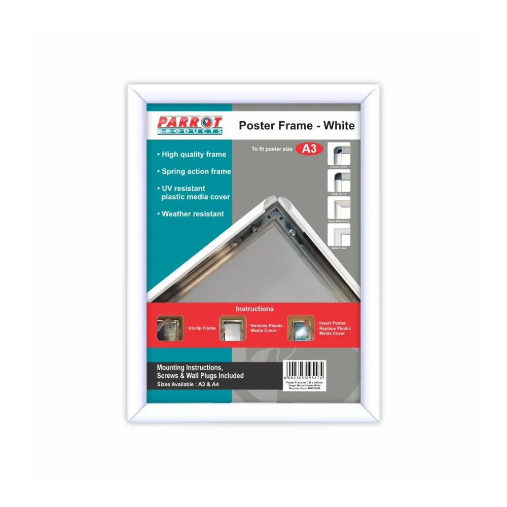 Poster Frame A3 450x330mm Single Mitred Econo - Parrot