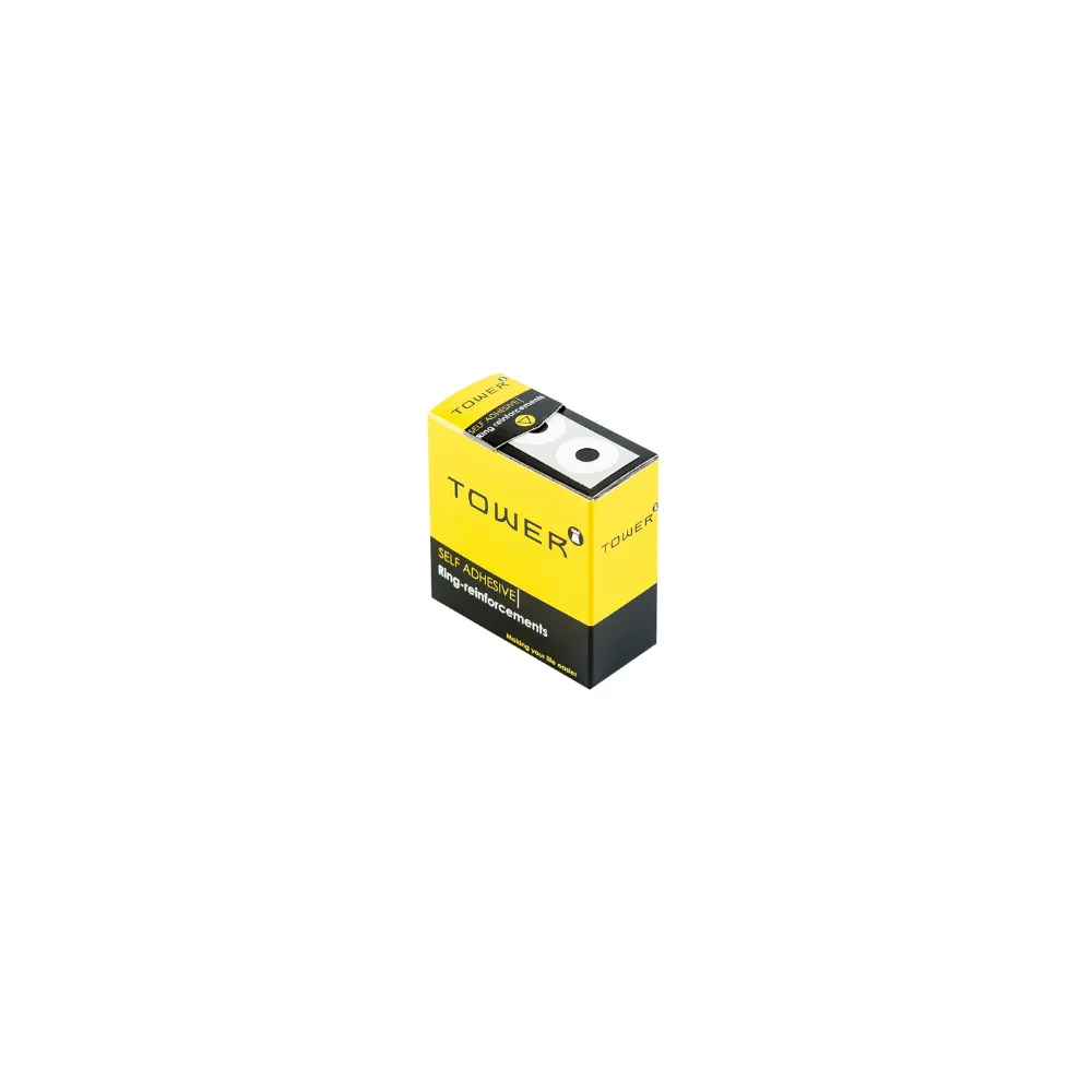 Label Ring Re Inforce White PVC - Tower