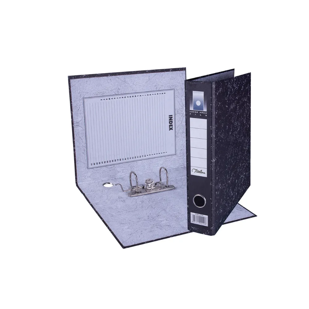 [6007652000208] File Lever Arch Black Mini U/R - Treeline