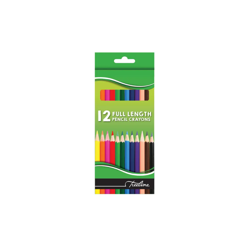 Pencil Colouring 12`s Full Length - Treeline