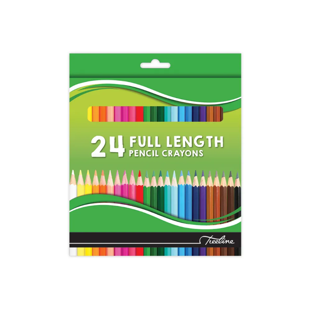 Pencil Colouring 24`s Full Length - Treeline