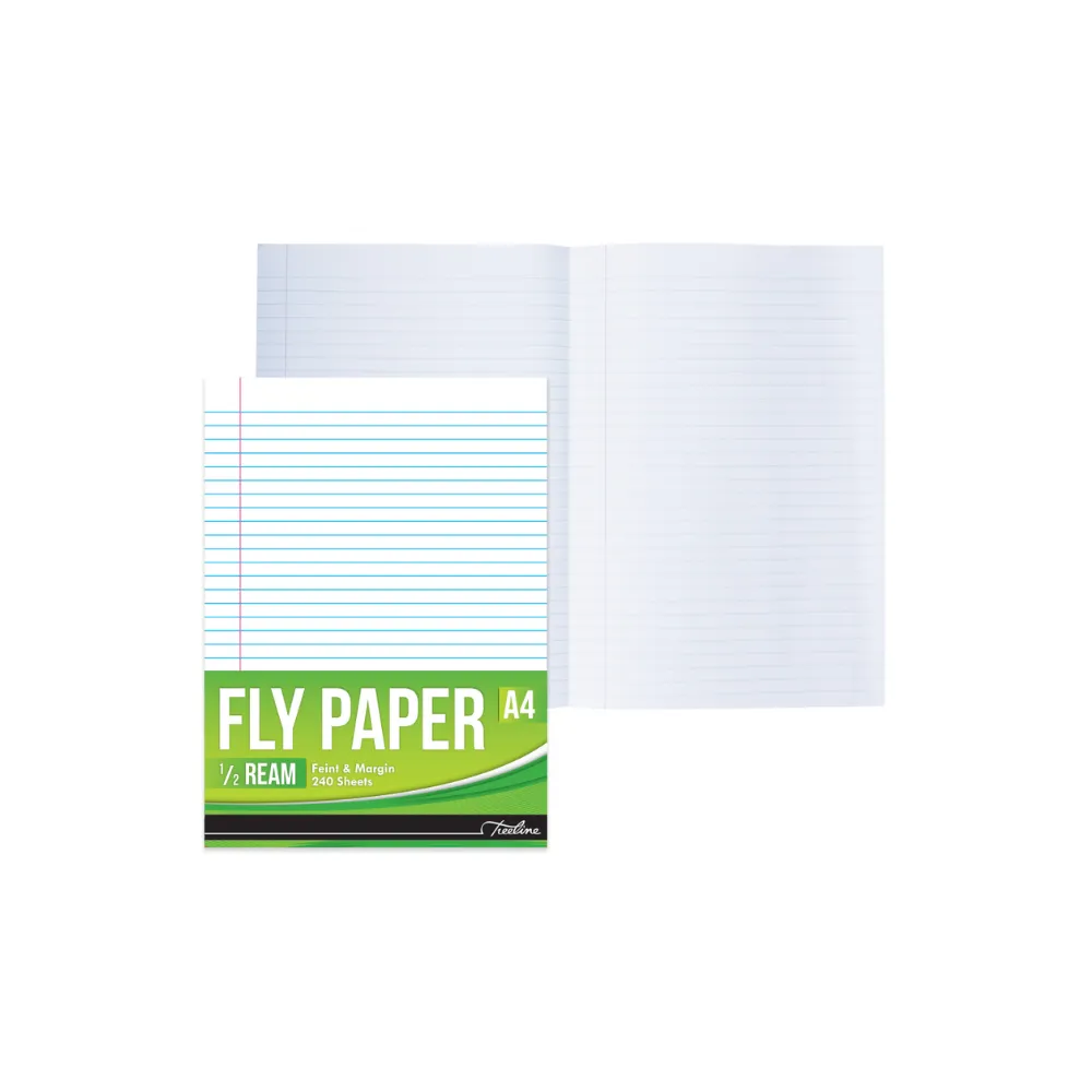 Paper Feint/Margin Fly Ruled A4