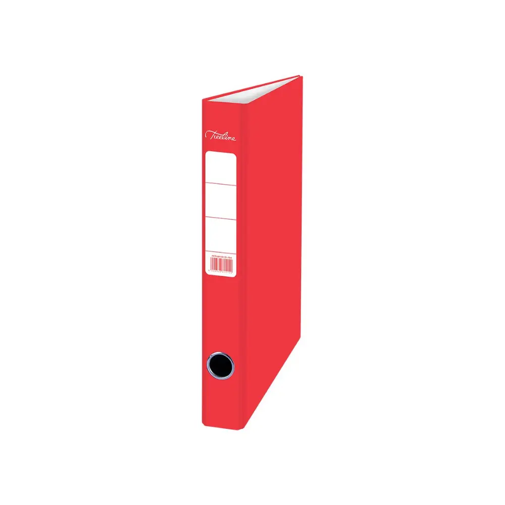 File Ringbinder 25mm PVC Red - Treeline