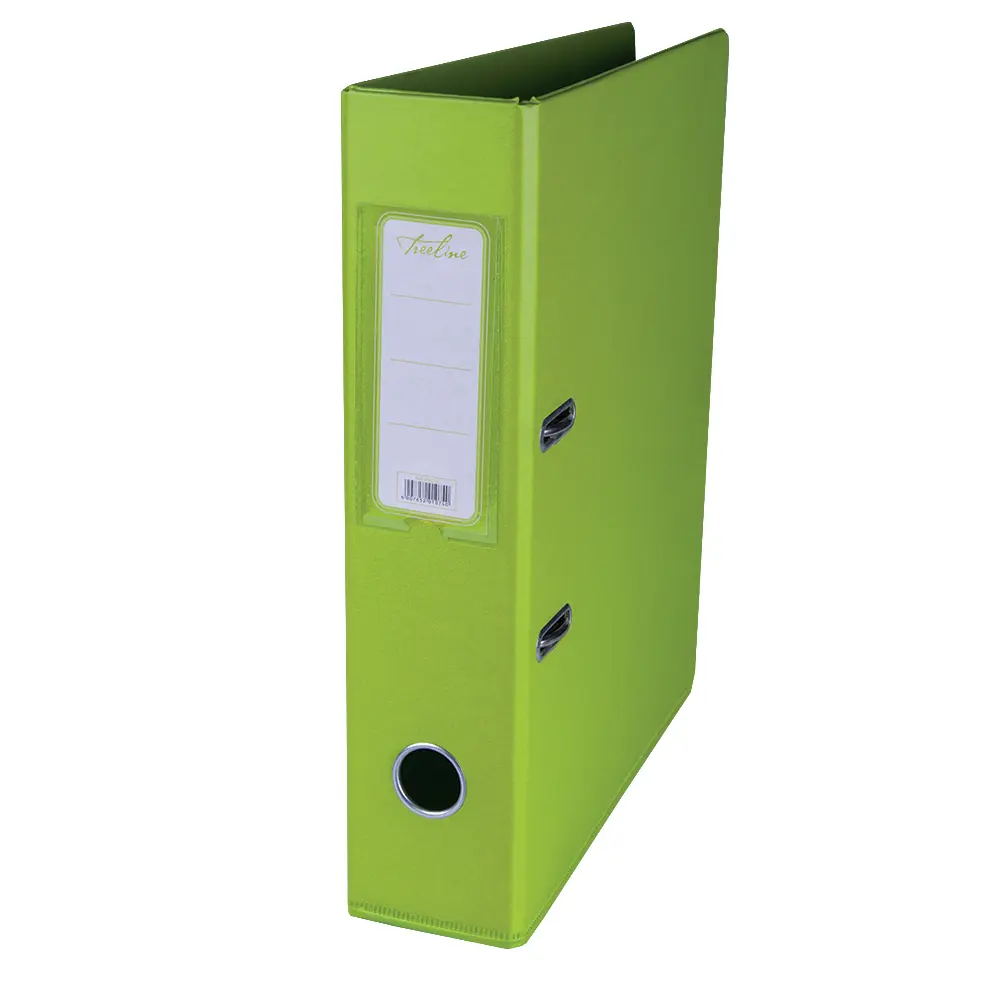 File Lever Arch Lime Green PVC-70 - Treeline