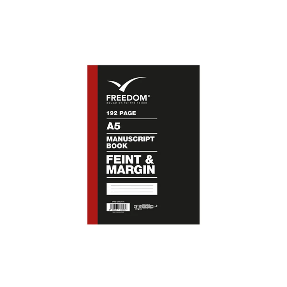 Book A5 192p Feint Margin - Nexx/Freedom