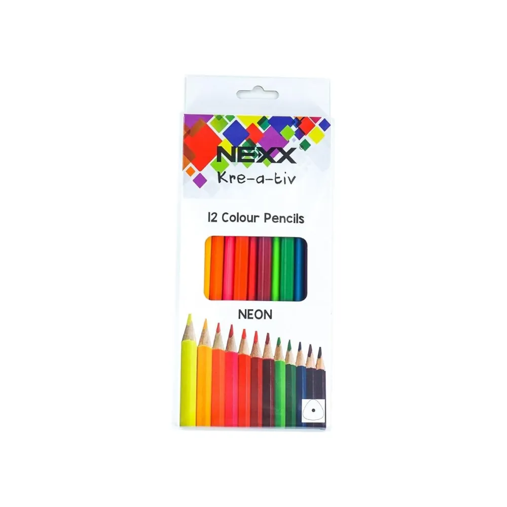 [6007749006458] Pencil Colouring 12`s Long - Nexx 