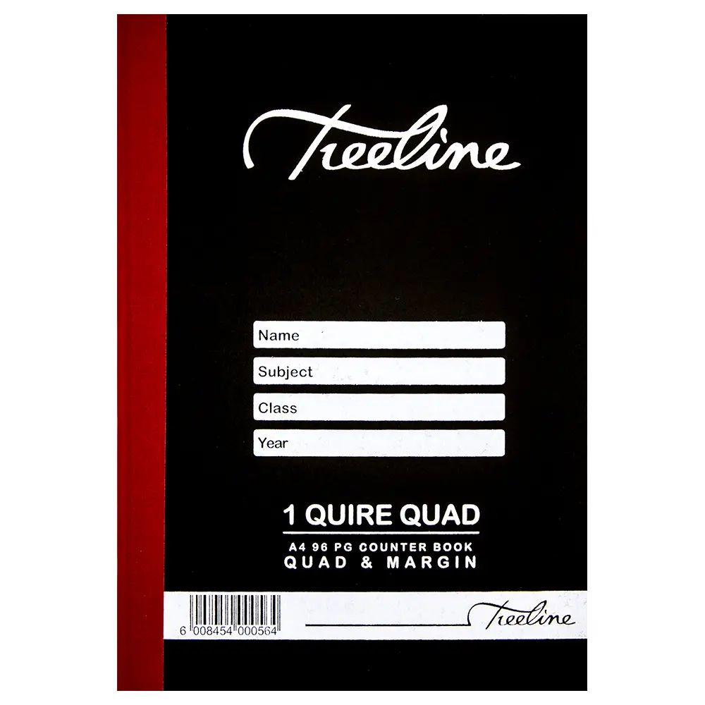 [6008454000564] Book A4 96p Q/M - Treeline