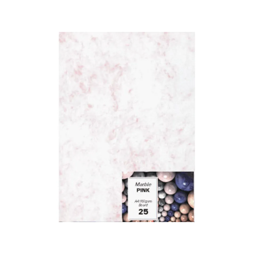 Board Marble A4 Pink 100`s - RBE