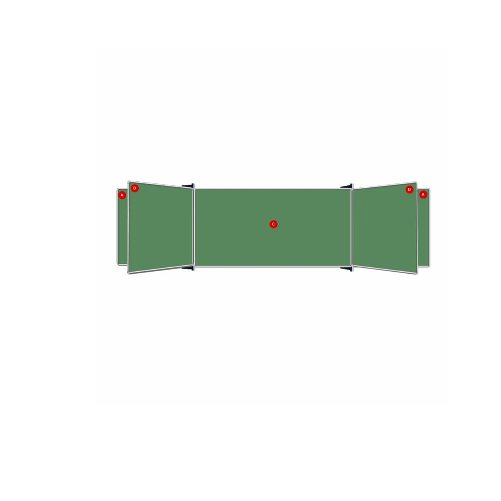 [263] Educational Magnetic Chalkboard (2420x1220-Centre Panel-Option C) - Parrot