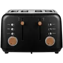 Boden Stark Anson Collection 4-Slice Stainless Steel Toaster - Black
