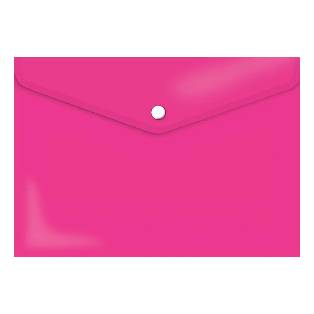 [6009548809049] Folder Carry Plastic A4 Hot Pink - Treeline