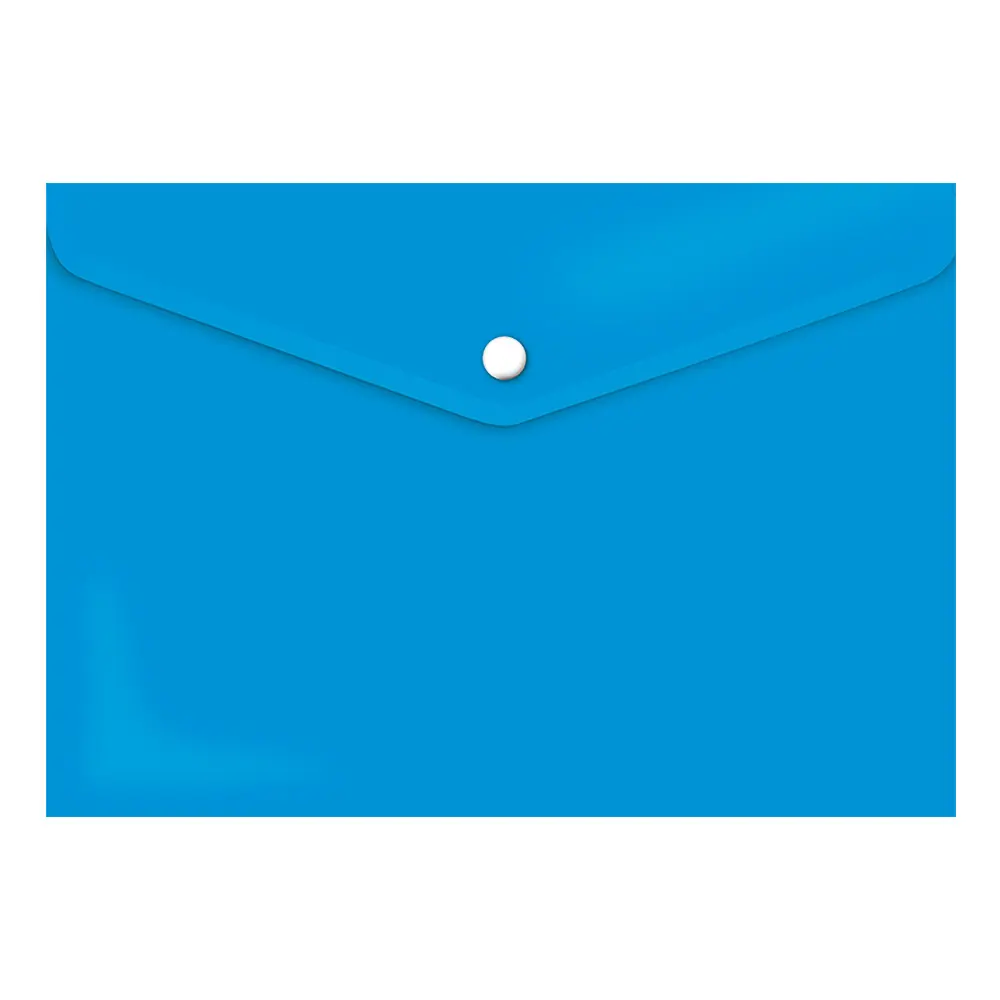 [6009548809063] Folder Carry Plastic A4 Azure Blue - Treeline