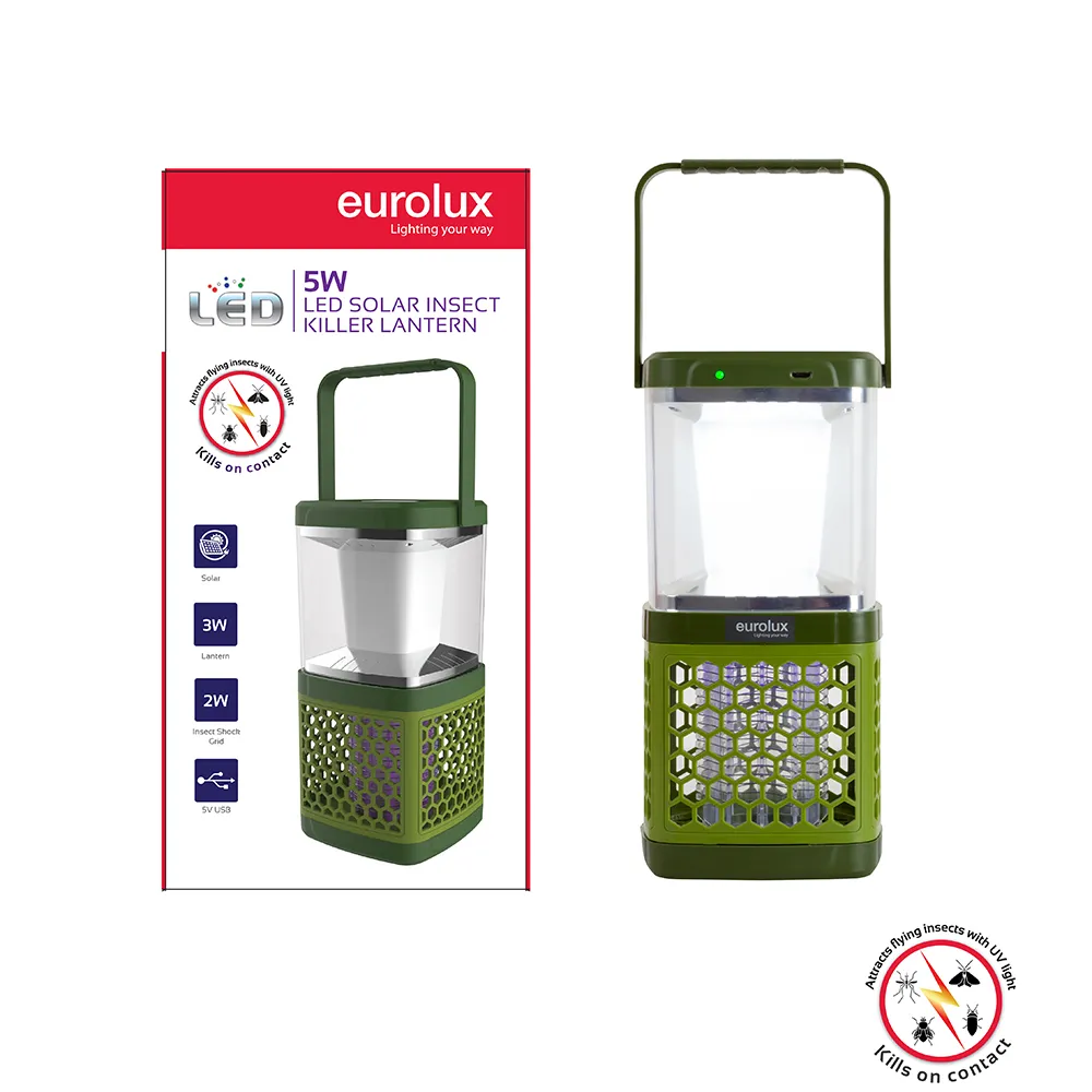 Insect Killer Rechargable Camping Green