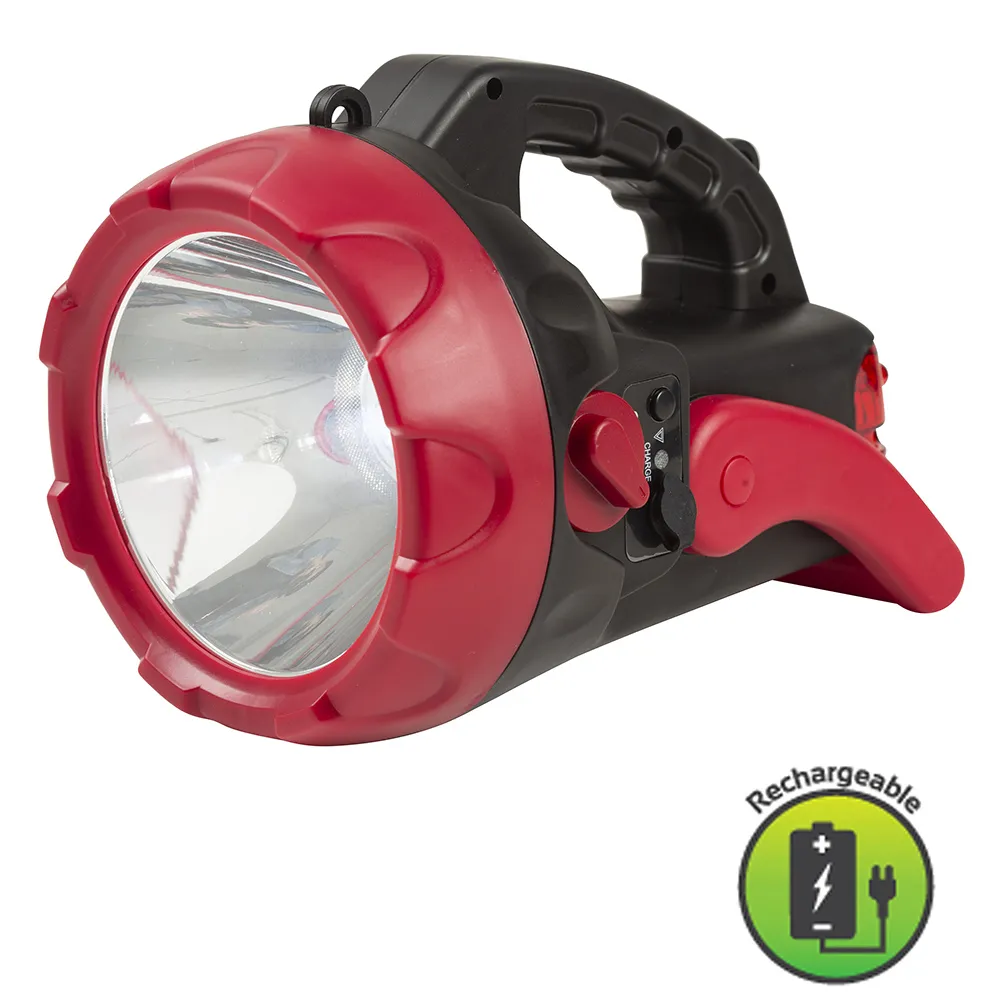 Rechargeable Torch LED 10w Red/Black