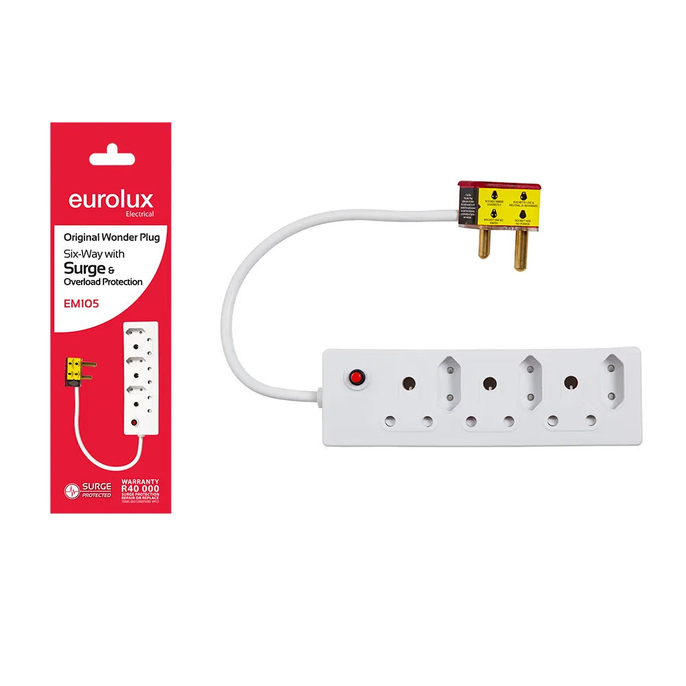 Wonderplug 6 Way With Surge & Overload