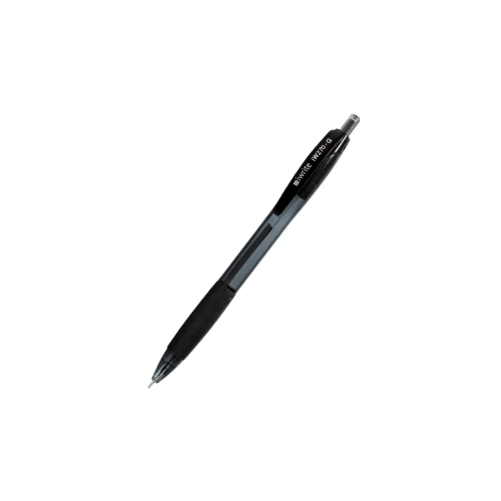 [6009548812551] Pen Gel Retractable Black iW270-G - Iwrite