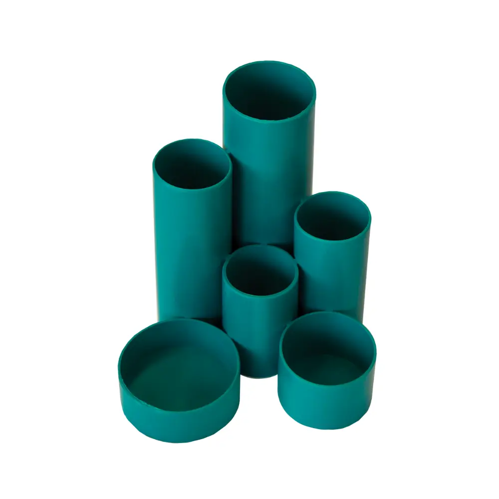 [6009548813640] Desk Organiser Azure Blue - Treeline 