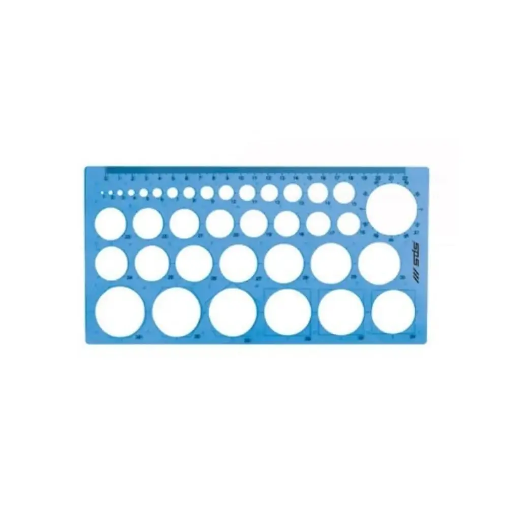 [6009548818744] Circle Template Blue - SDS