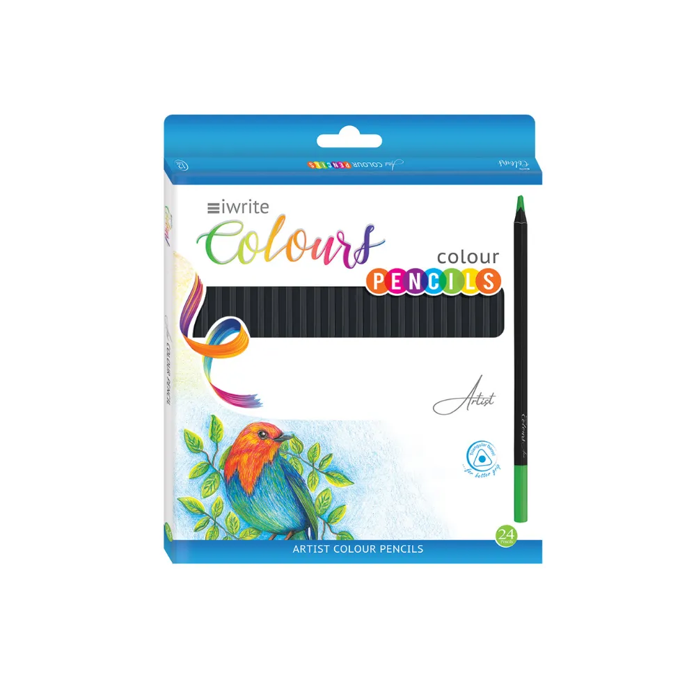 [6009548823021] Pencil Colouring Artist 24`s - Iwrite 
