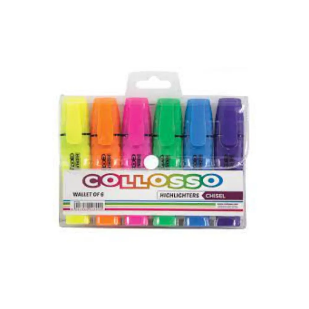 [6009548828637] Highlighter Pastel 6`s - Collosso