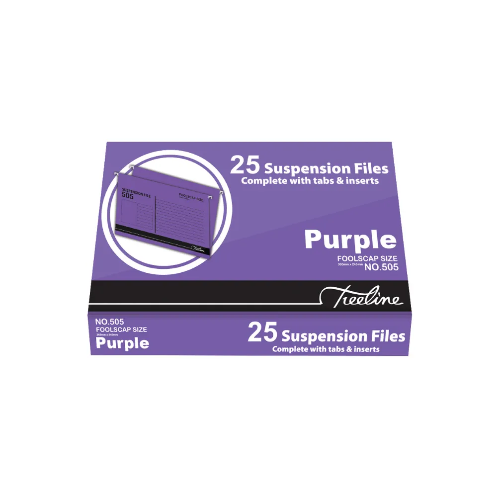 [6009548859082] Suspension File F/S Purple 505 - Treeline