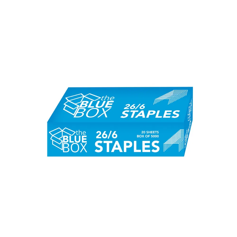 Staples 26/6 - Blue Box