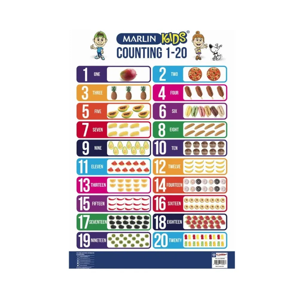 [6009608646263] Chart Counting 1-20 - Marlin 
