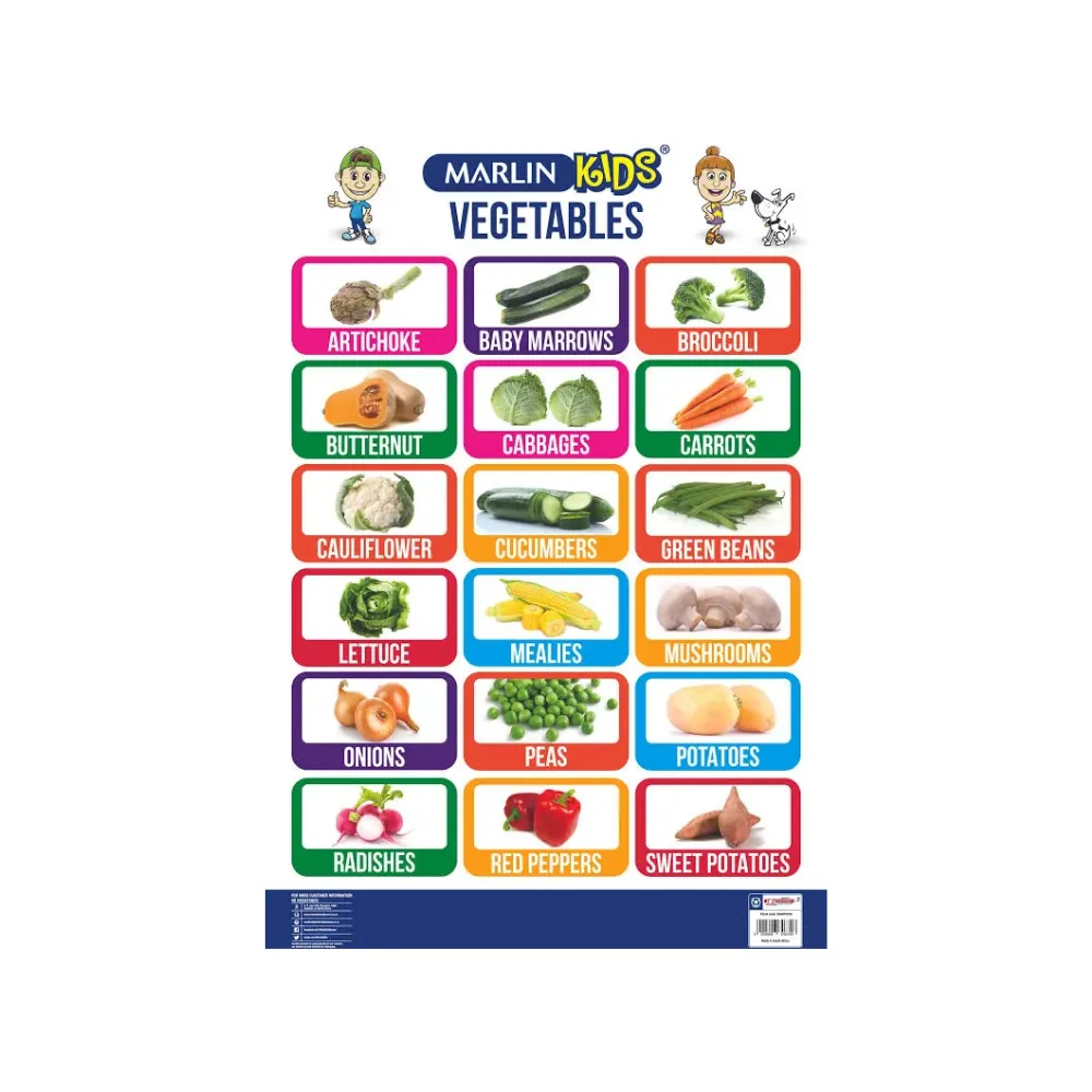Chart Kids Vegetable - Marlin 