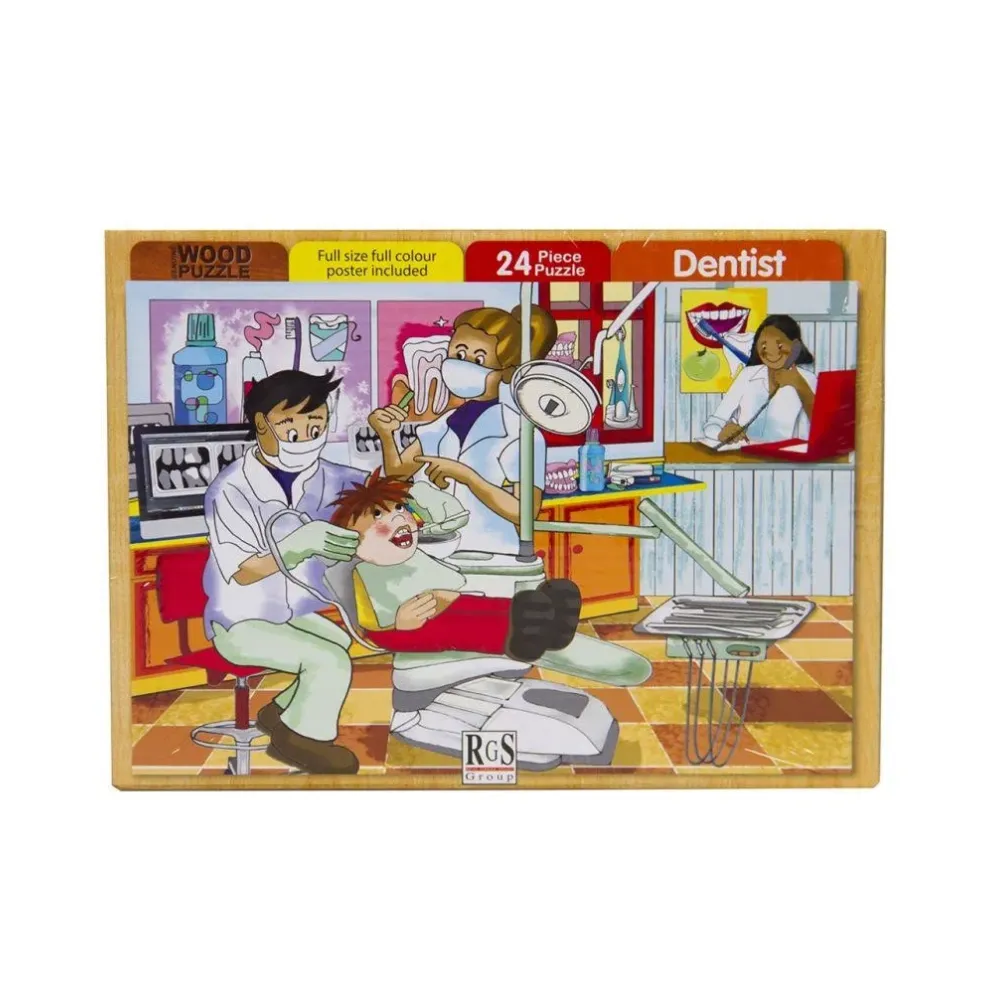 Puzzle 24pc Dentist - Interstat