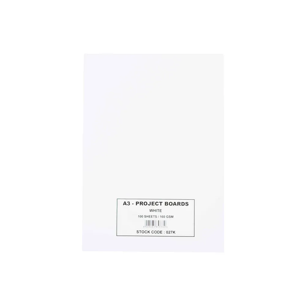 Board A3 160g White 100`s - Marlin