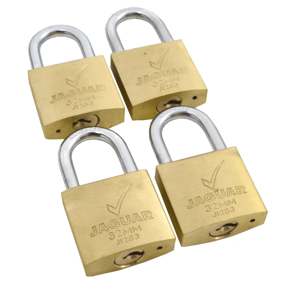 PADLOCK 32mm IRN 4PAC KA JAGUAR CLAM
