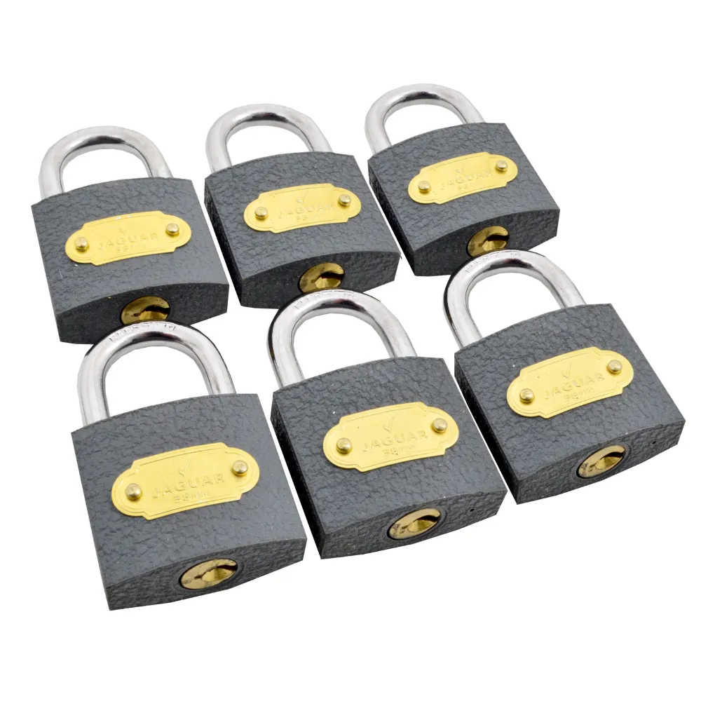 PADLOCK 38mm IRN 6PAC K/A JAGUAR CLAM