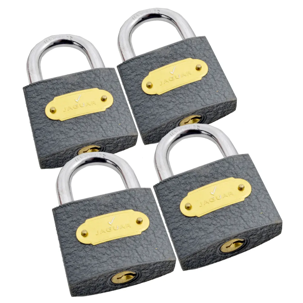 PADLOCK 63mm IRN 4 PAC KA JAGUAR CLAM