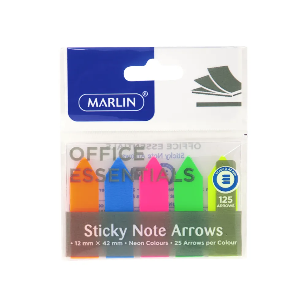 Sticky Note Arrow 12mmx42mm SM284 - Marlin