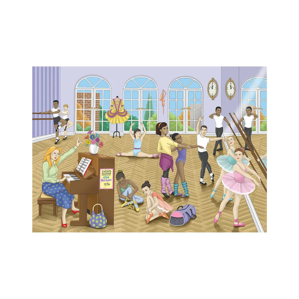 [6009707411274] Puzzle 48pc Ballet - Interstat
