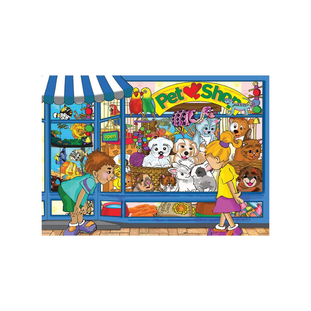 [6009707415050] Puzzle 36pc Happy Pets - Interstat