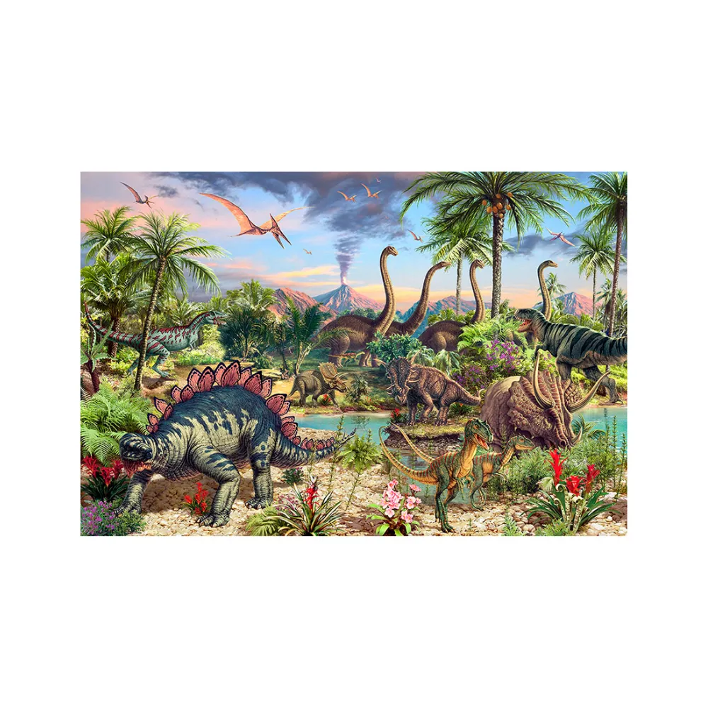 [6009707415098] Puzzle 48pc Dinosaurs - Interstat