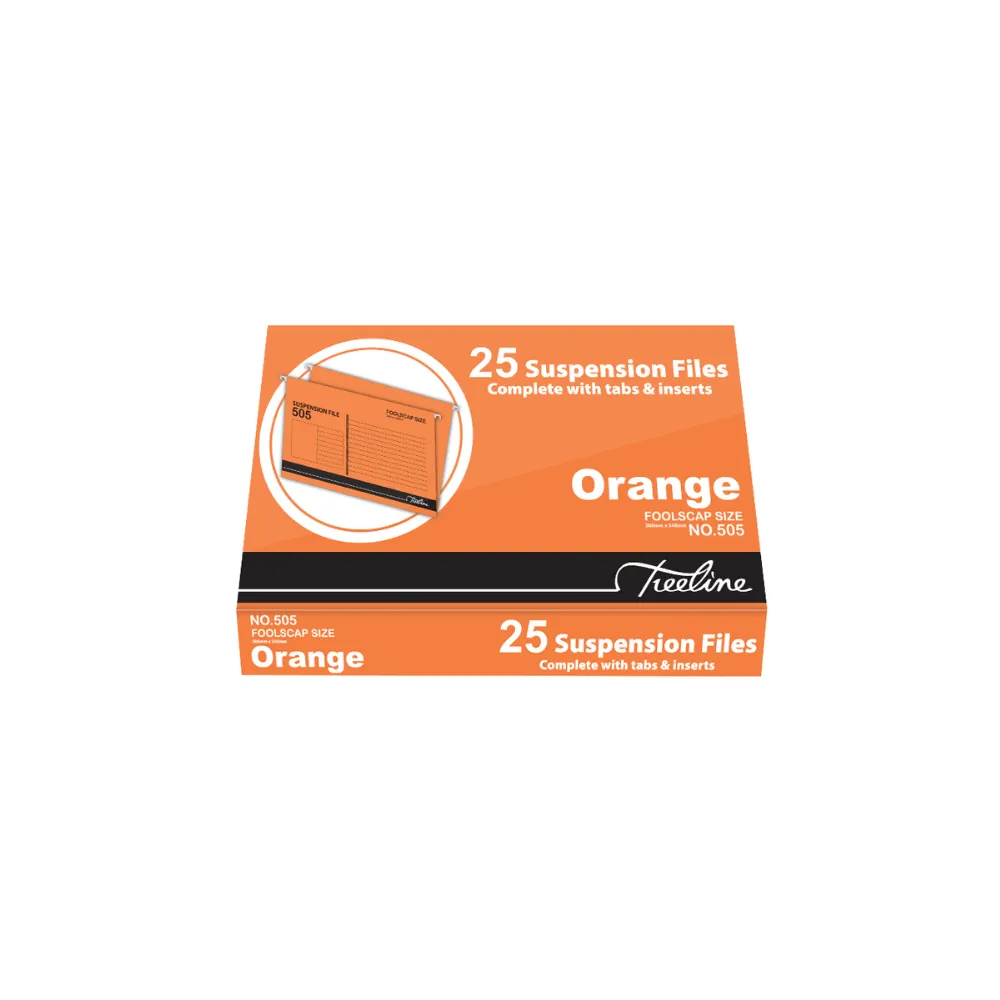 [6009707696152] Suspension File F/S Orange 505 - Treeline