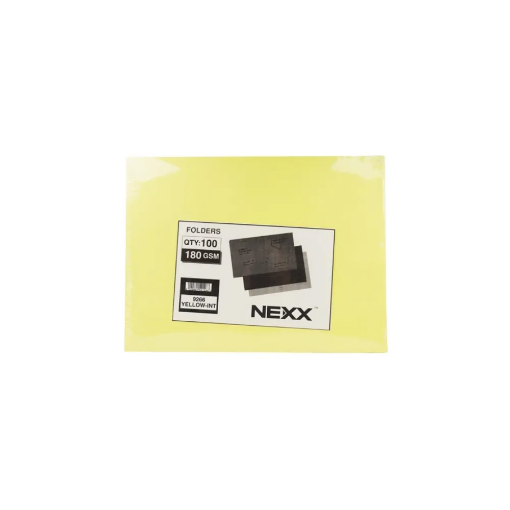 [6009801541266] File Folder 100`s Yellow  - Nexx 