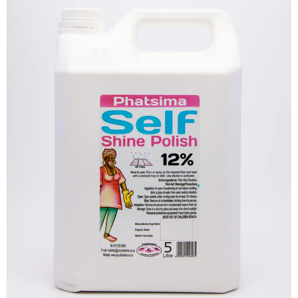 Phatsima Floor Polish 5lt Self Shine 12%