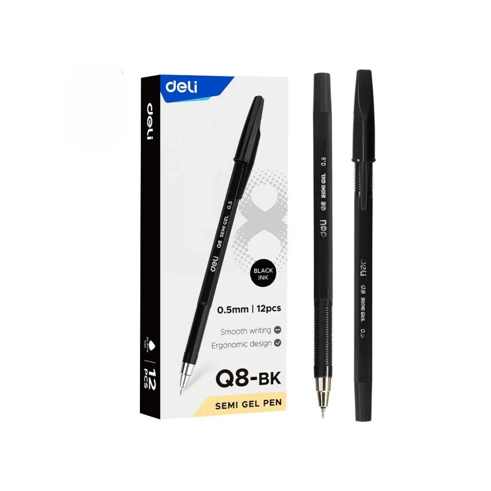 Pen Black Gel EQ08 Clutch 0.5 - Tech