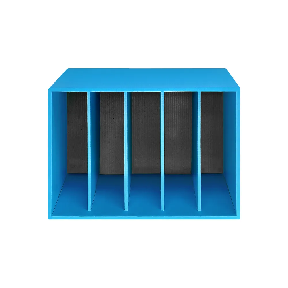 [675] Storage file 5 Compartment Bright Box