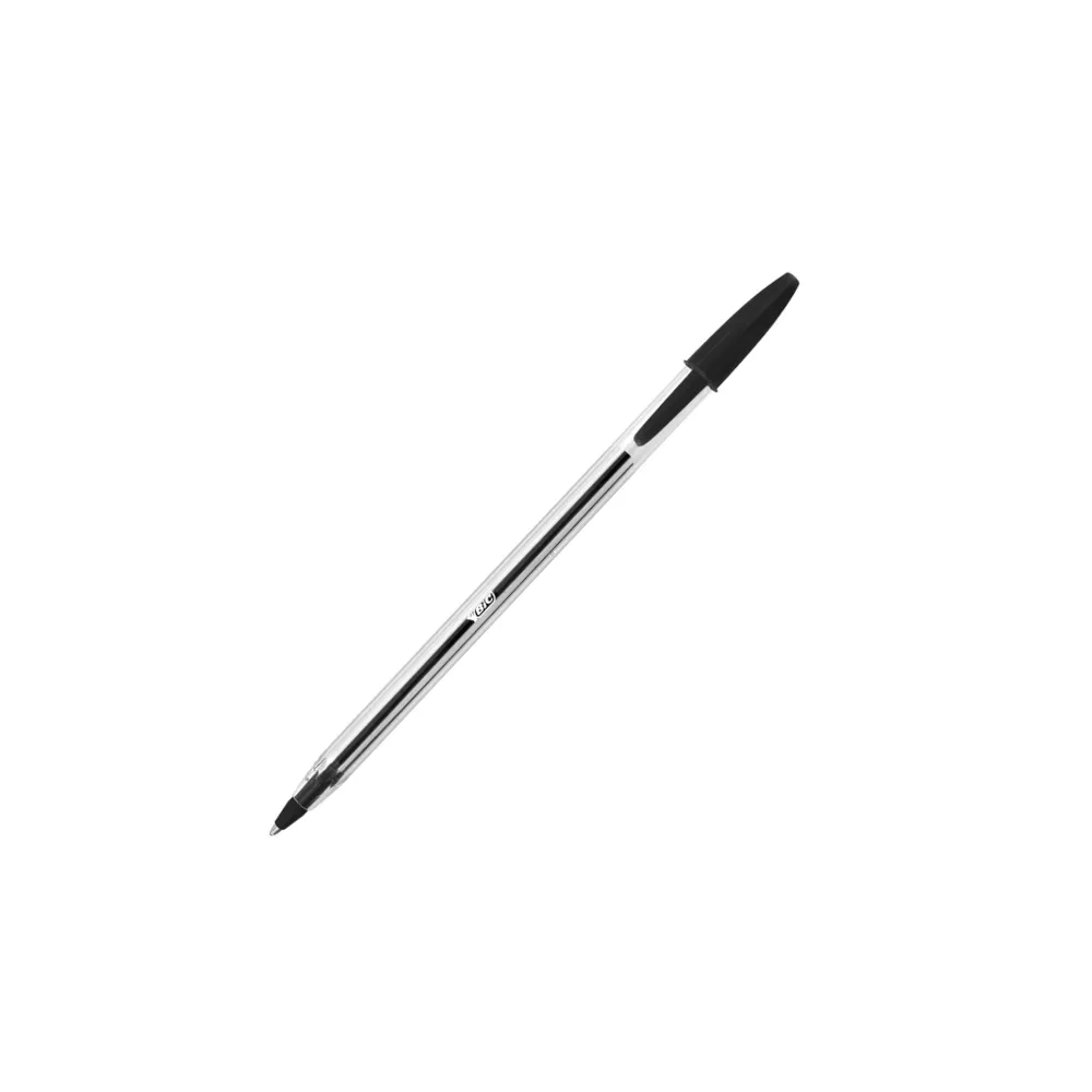 [1004] Pen Bic Crystal Med Black Single