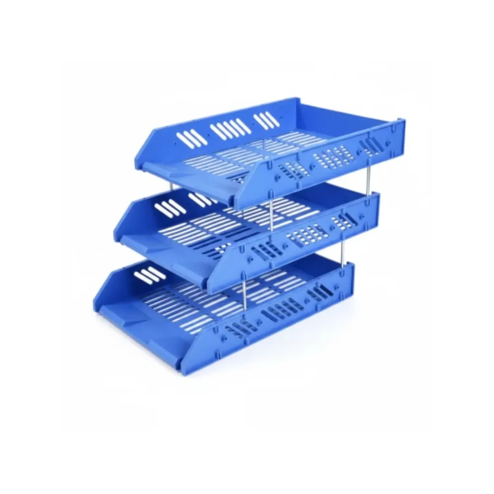 LetterTray 3 Tier Assorted - Smartbuy