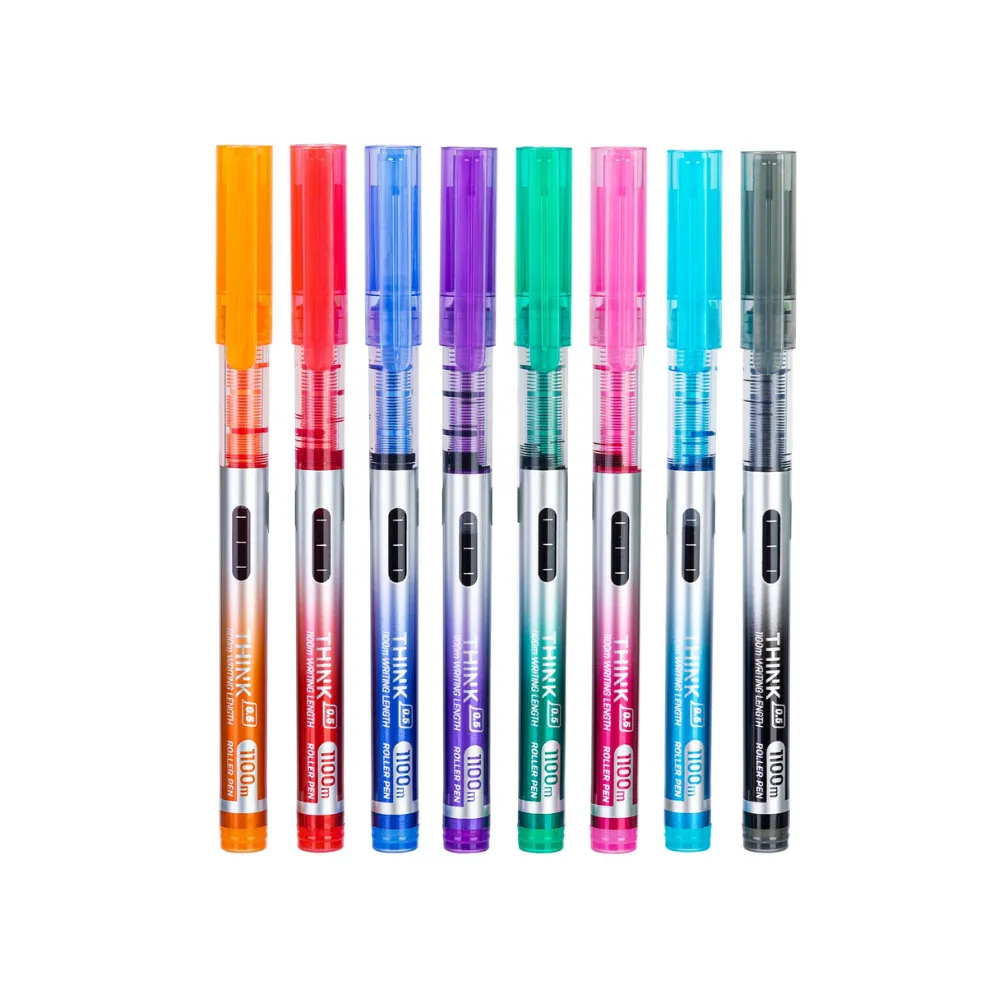 [6921734904195] Pen Roller Ball Think Pink Q300 - Deli