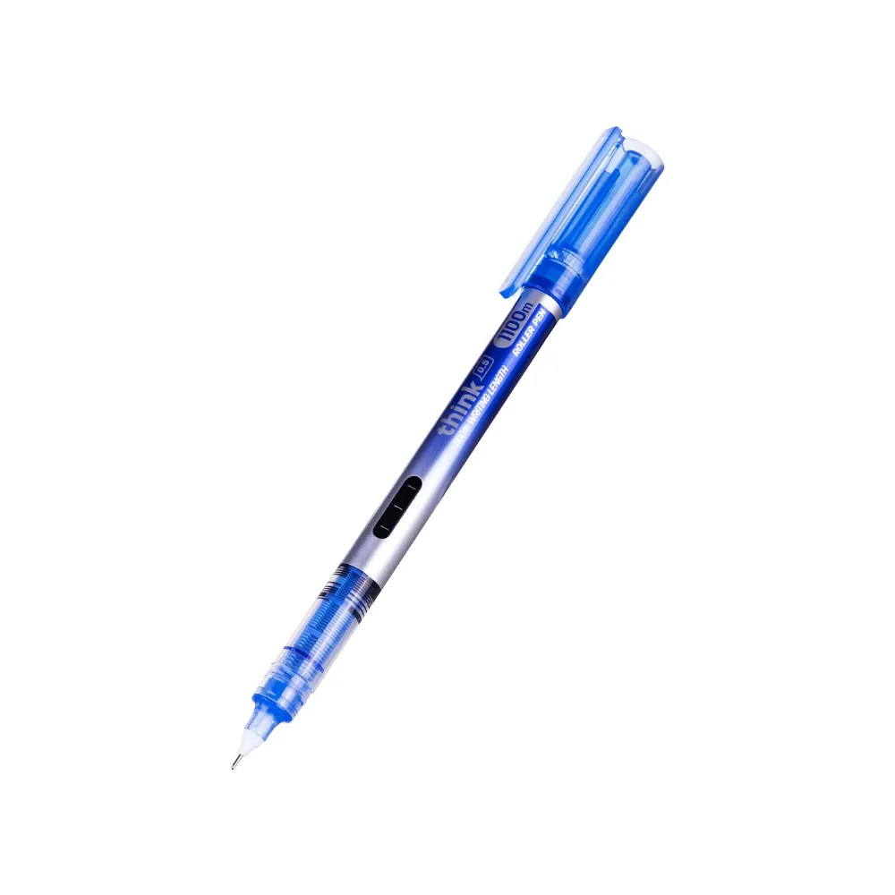 [6921734938602] Pen Roller Ball Think Blue Q300 - Deli 