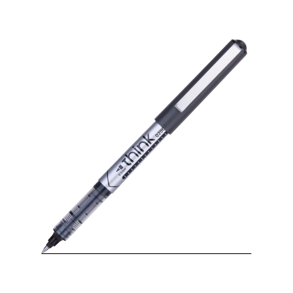 [6921734943996] Pen Ink Roller Think 0.5 Black Q20020 - Deli - Tech