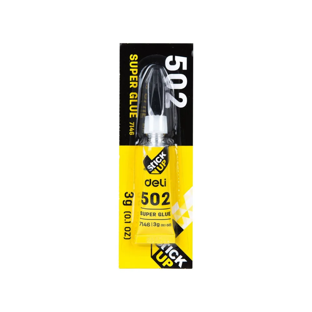 [6921734971463] Super Glue 3g Yellow - Deli -Stick Up