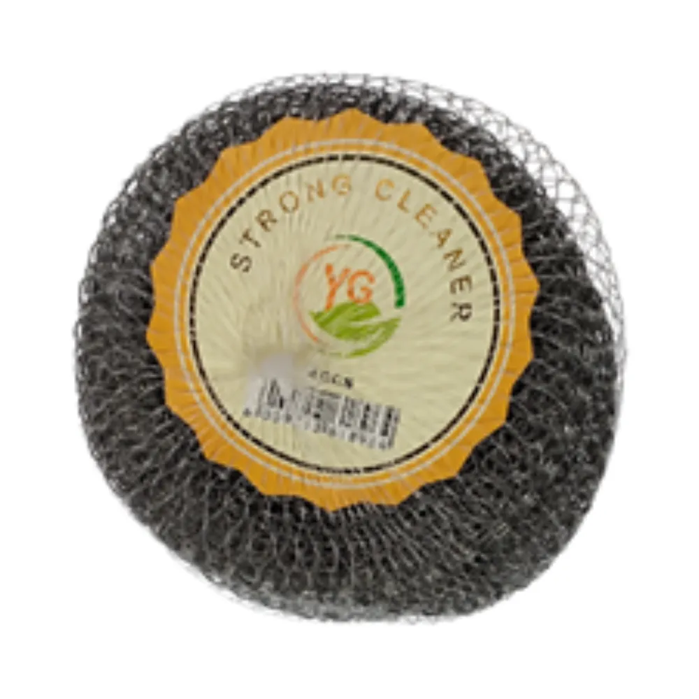 Pot Scourer Silver Strong Cleaner 4`s