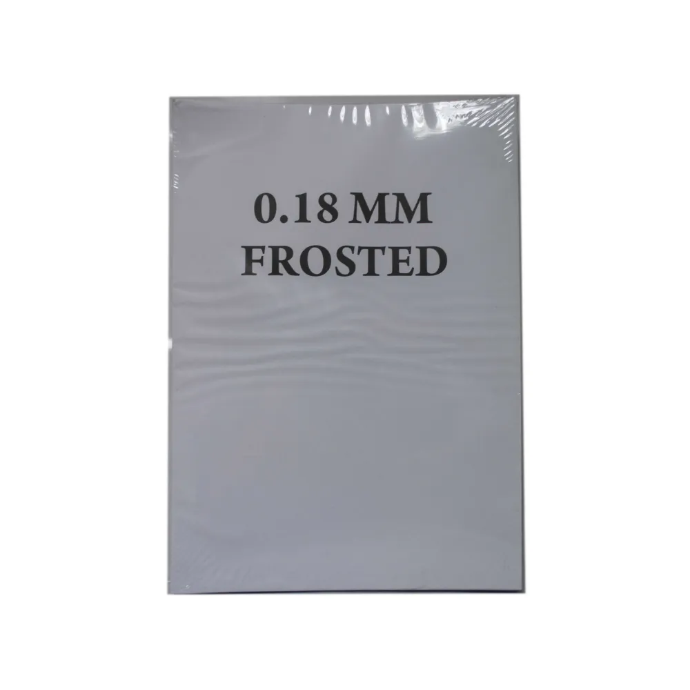 [4] Binding Covers A4 Frosted Clear 100`s - Nexx